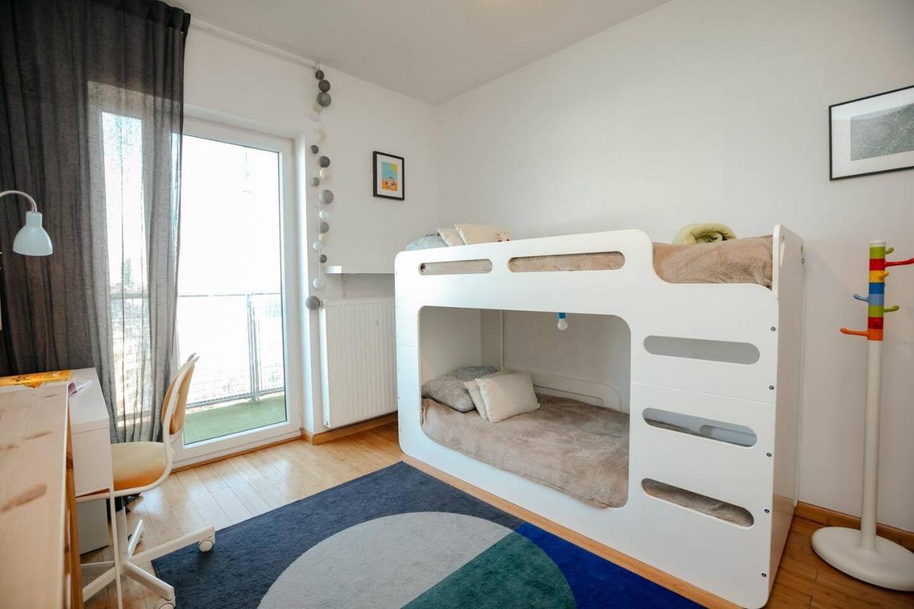 Dwupoziomowy, Rodzinny Apartament. Ochrona, Garaz. Varsovie Extérieur photo